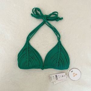 PQ Teal Bikini Top